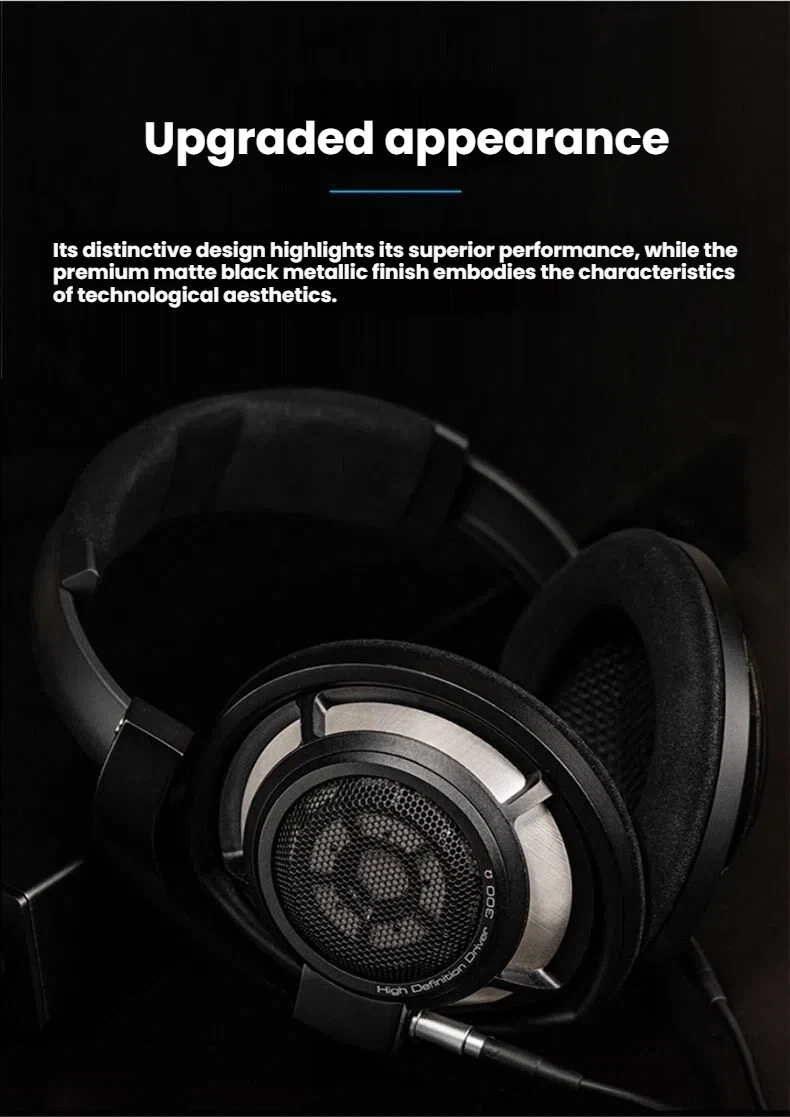 Sennheiser HD 800 S open-back acoustic mesh architecture close-up
