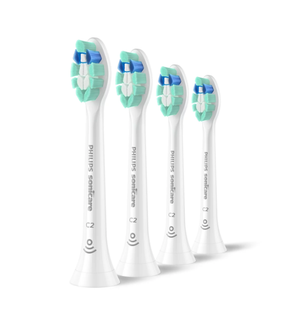 Four Philips Sonicare C2 Plaque Control HX9024/14 replacement brush heads