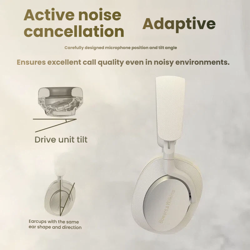 Bowers & Wilkins Px7 S2e Noise Cancelling Wireless Over-Ear Headphones - product photo 6