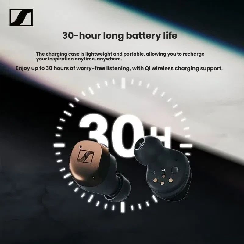 Sennheiser MTW4 Snapdragon Sound aptX Lossless wireless streaming illustration