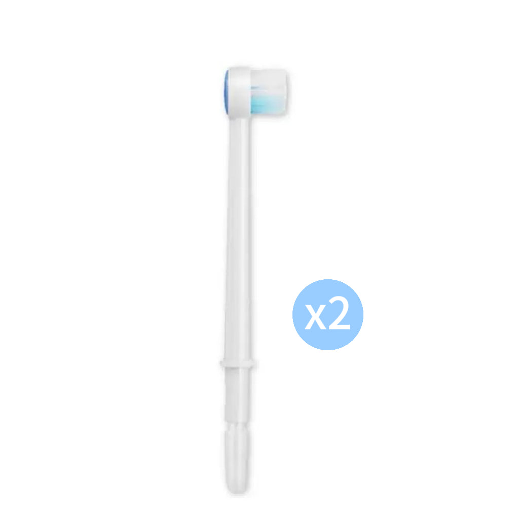 Two Waterpik TB-100E toothbrush tips for WP450 and WP100 Water Flossers