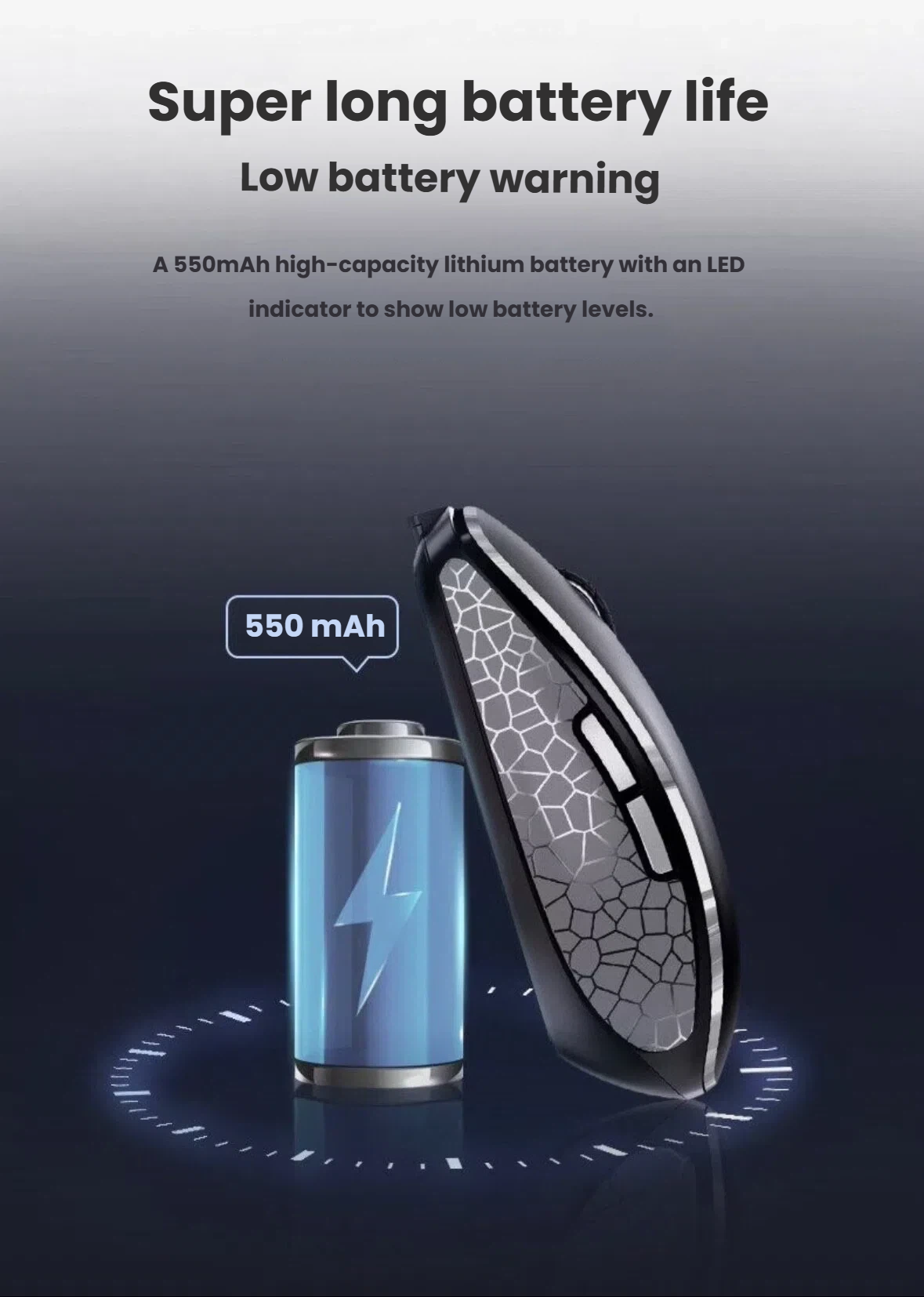 CHERRY MW 8C Advanced wireless mouse with USB-C charging cable and carrying pouch