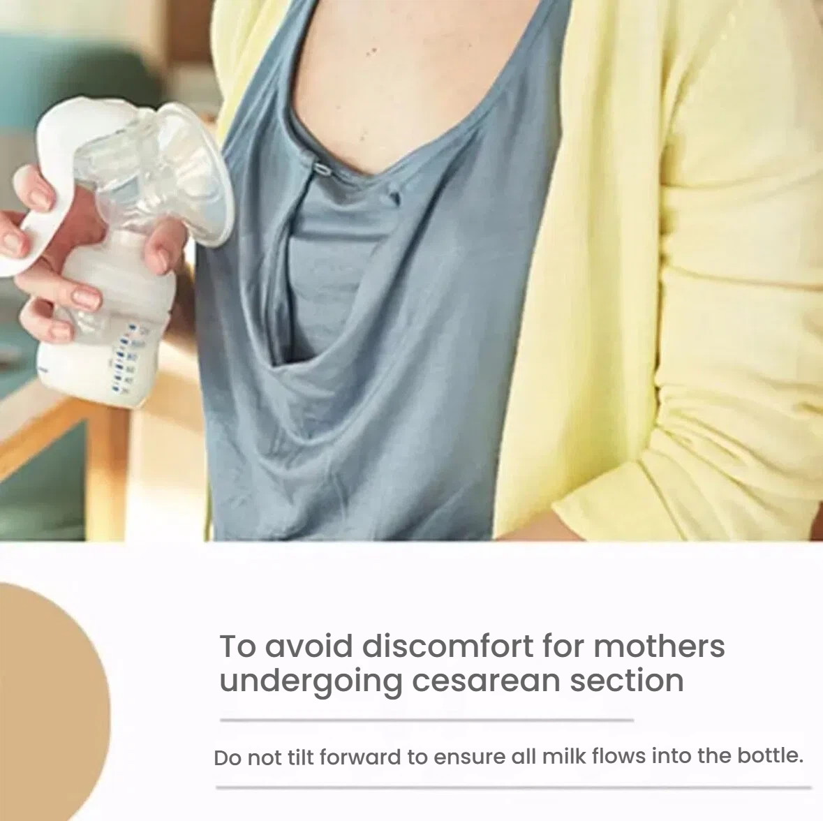 Philips Avent Manual Breast Pump — in-use lifestyle reference image