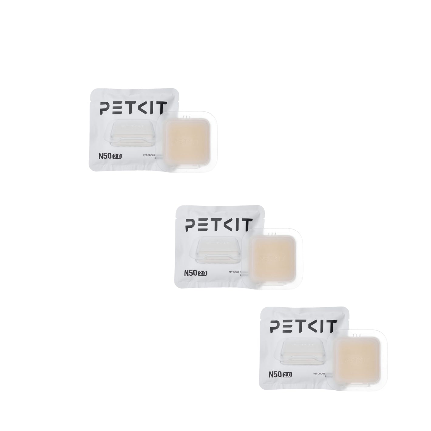 PETKIT N50 2.0 odour eliminator three-piece pack