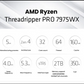 AMD Ryzen Threadripper PRO 7975WX processor specifications graphic