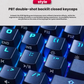 HyperX Alloy Origins 65 top view showing 65% layout with dedicated arrow keys