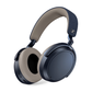 Sennheiser Momentum 4 wireless over-ear headphones in white shown front-on with grey padded earcups and matching headband