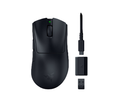Razer DeathAdder V3 HyperSpeed Wireless gaming mouse 55g ergonomic shape