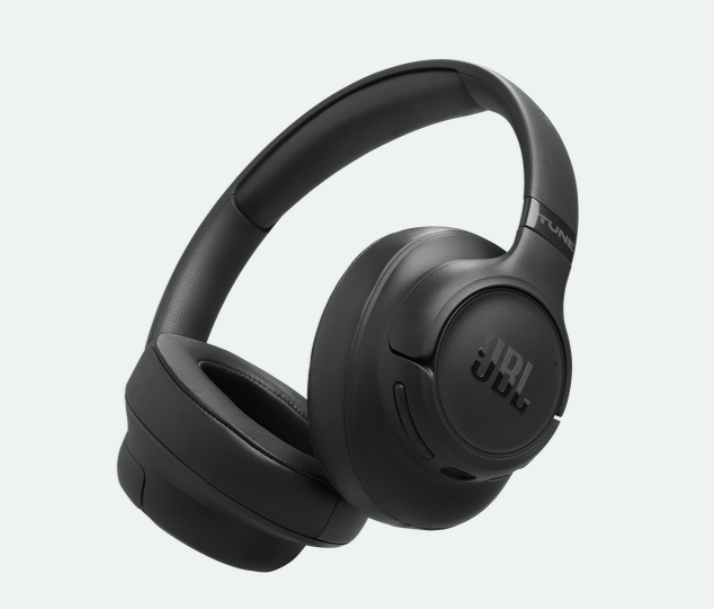JBL Tune 780NC wireless ANC over-ear headphones hero shot in white