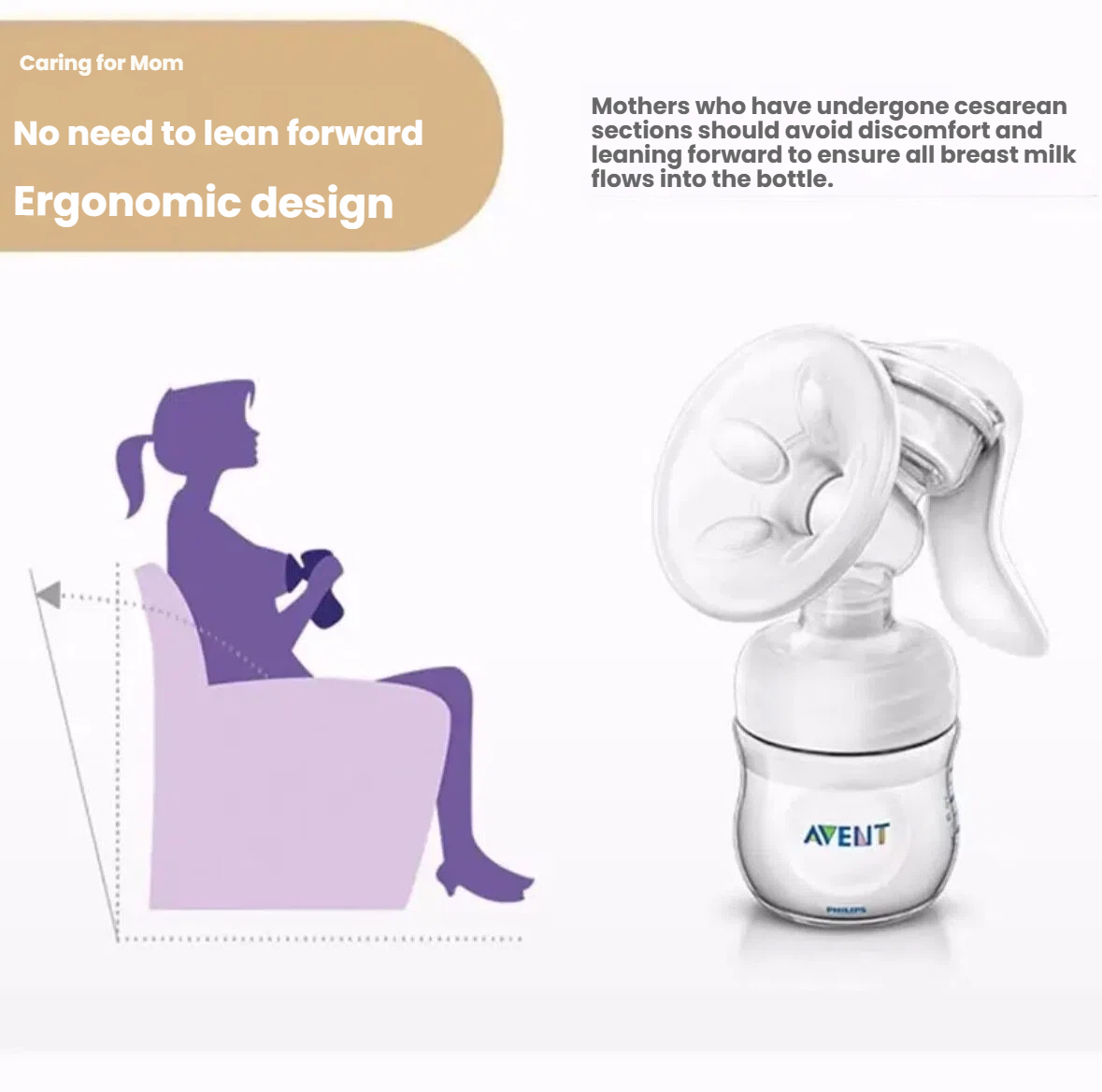 Philips Avent Manual Breast Pump — packaging and what's included