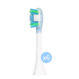 Six Xiaomi Whitening CushionCare blue oscillation toothbrush heads