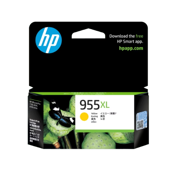 HP 955XL yellow original ink cartridge L0S69AA