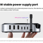 UGREEN Mac mini M4 Dock 11-in-1 Hub with 10Gbps M.2 NVMe Enclosure (8TB)