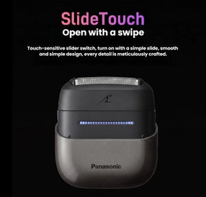 Panasonic compact shaver triple stainless steel blade high-speed shaving head