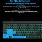 Logitech G515 RAPID LIGHTSYNC per-key RGB lighting and aluminium top plate detail