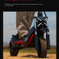 The Segway ZT3 Pro electric scooter being ridden on a dirt path, showcasing its 152mm high ground clearance and all-terrain capabilities.