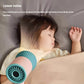 Babycare baby hair dryer used near sleeping infant, low noise level of about 60 decibels ensures baby stays calm and undisturbed