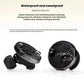 Denon PerL Pro true wireless earbuds with water droplets on surface — IPX4 waterproof rating ensures sweat resistance during workouts and protection from sudden rain during daily commutes.