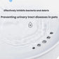 Close-up of Dogness water fountain filter system showing holes designed to inhibit bacteria and debris, helping prevent urinary tract infections in cats