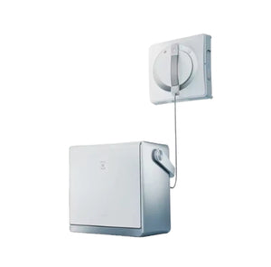 The ECOVACS Winbot W2 PRO is a state-of-the-art window cleaning robot designed for efficient and automated glass surface cleaning. It features a sleek, wall-mounted charging dock and a robust, square-shaped cleaning unit that ensures thorough coverage and sparkling results.

