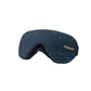 The dark blue OSIM uMask eye massager with golden star pattern design. Soft fabric and contoured shape provide comfort and darkness, ideal for bedtime routines and deep relaxation.