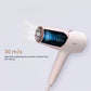 Close-up of Philips 5000 Series hair dryer showing internal high-speed motor and optimized airflow system that removes moisture quickly from hair strands at 30 m/s.