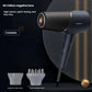 Philips 5000 Series hair dryer with foldable handle, shaped air inlet nozzle for focused drying, and scalp massage nozzle for gentle styling and comfort.