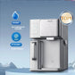  The premium Philips all-in-one water station and ice maker, highlighting its key features like fast ice making in 8 minutes and dispensing crisp, 5°C ice water.