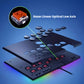 Exploded diagram highlighting the Razer Linear Optical Low-Profile switches beneath the keycaps, emphasizing ultra-fast actuation and durability