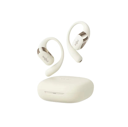 Shokz OpenFit 2+ headphones featuring Dolby Audio technology — delivers vivid, clear sound like a live concert, enhancing music and calls without blocking ambient noise.