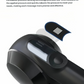 Close-up of Theragun Elite G5 Force Meter OLED screen showing real-time pressure feedback for precise massage therapy.