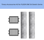 Tineco FLOOR ONE S6 Stretch Accessories Kit – Includes 2 Grey Microfiber Mopping Pads and 2 HEPA Filters