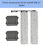 Tineco FLOOR ONE S7 Steam Accessories Kit – Includes 2 Grey Microfiber Mopping Pads and 2 HEPA Filters