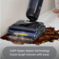 The Tineco FLOOR ONE S7 Stretch SteamFree uses its powerful 320°F Hyper Steam Technology to easily erase a tough, sticky mess from a tiled floor in a single pass.