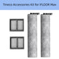Tineco iFLOOR Max accessory kit showing cleaning rollers, filters