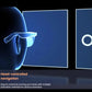  Illustration of head-tracking interface controlled by VITURE One Neckband, enabling hands-free XR navigation.