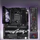 ASUS ROG CROSSHAIR X870E HERO AM5 Motherboard angle product image