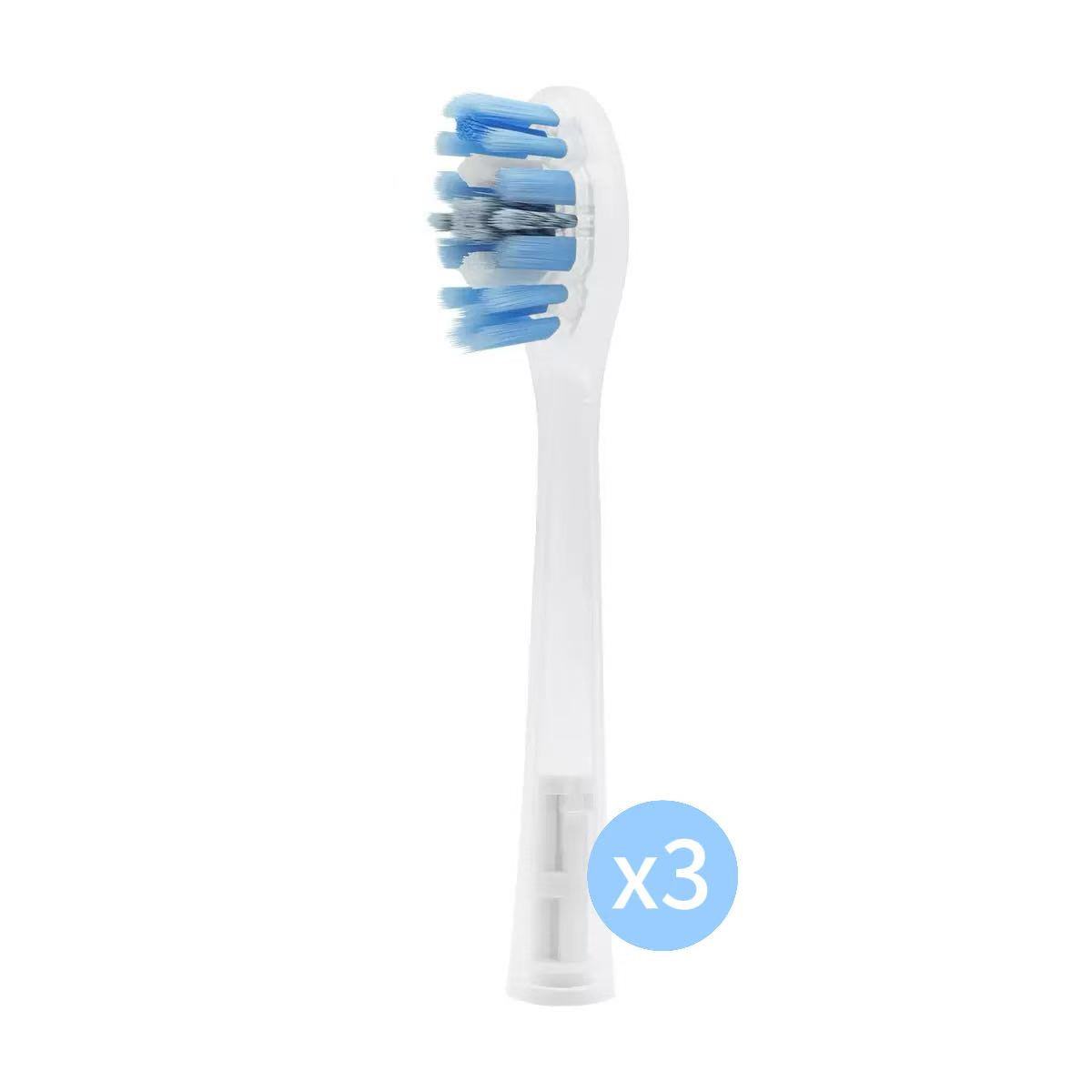 Three-pack Laifen Pro S Plaque Removal replacement toothbrush head