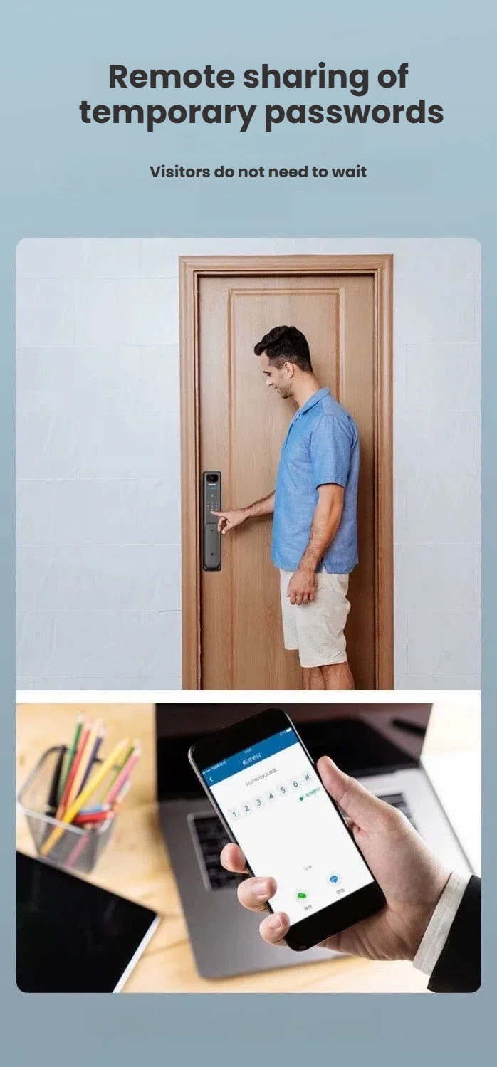 Philips EasyKey 2-in-1 Smart Lock — fingerprint sensor and keypad close-up