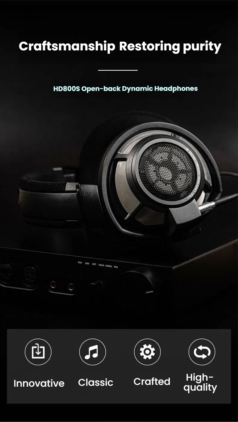 Sennheiser HD 800 S 56mm ring radiator dynamic transducer driver detail