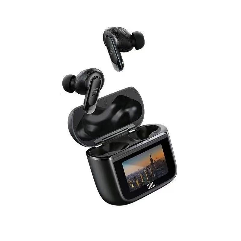 JBL Tour Pro 3 TWS noise cancelling earbuds with Smart Case hero front view