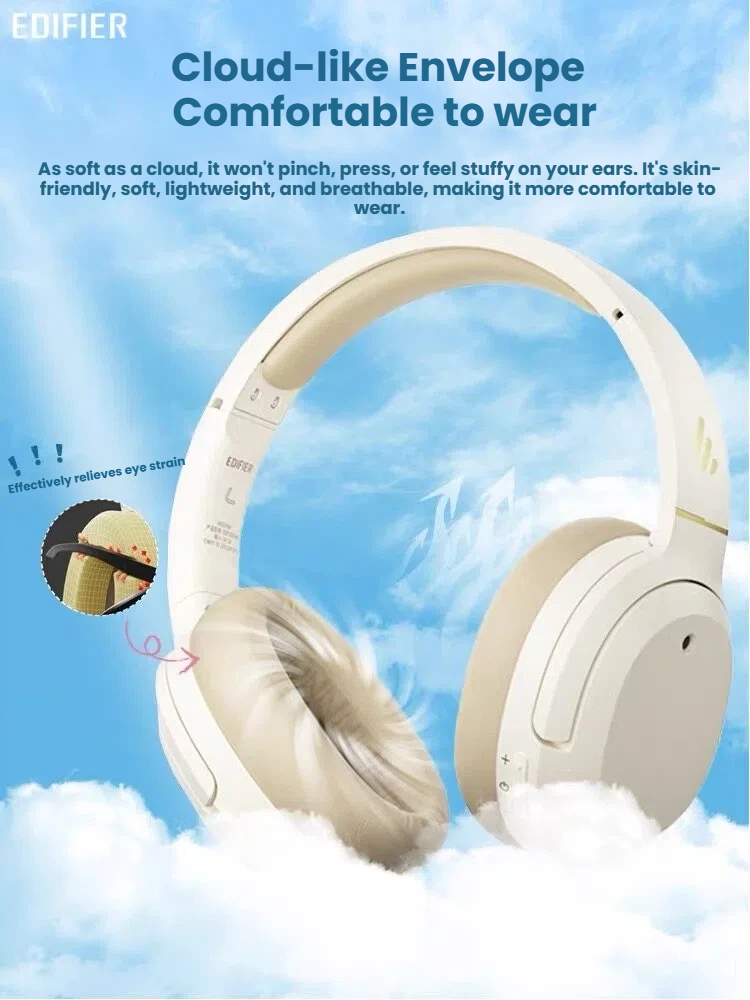 Edifier W820NB Active Noise Cancelling Bluetooth Stereo Headphones - product photo 6