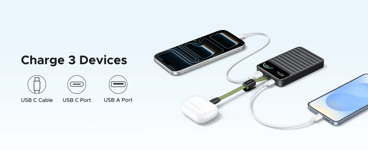 UGREEN Nexode 95294 charging three devices