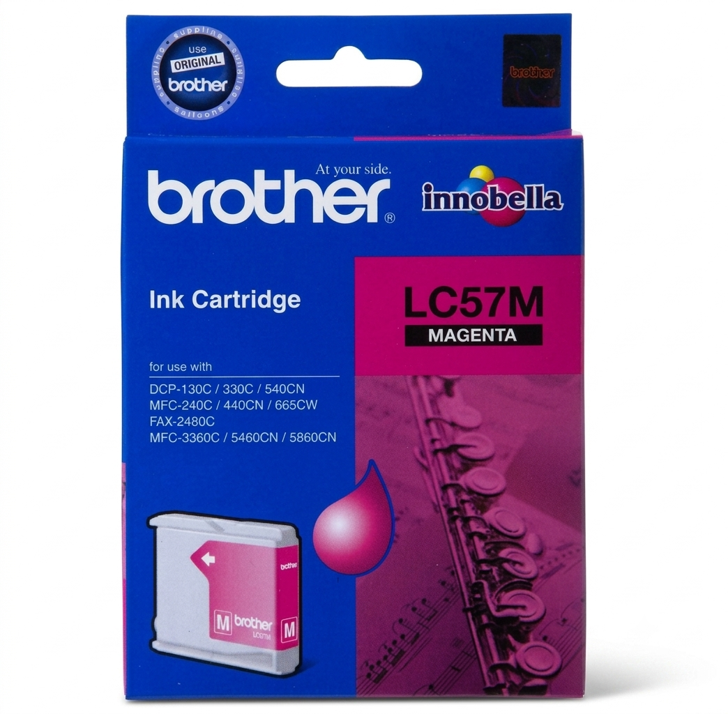 Genuine Brother LC-57M Magenta Ink Cartridge - product photo