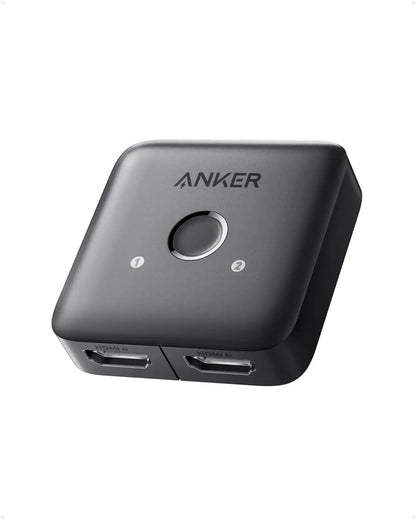Anker A83H1 two-port HDMI switch in black