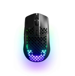 SteelSeries Aerox 3 Wireless gaming mouse with lightweight perforated shell