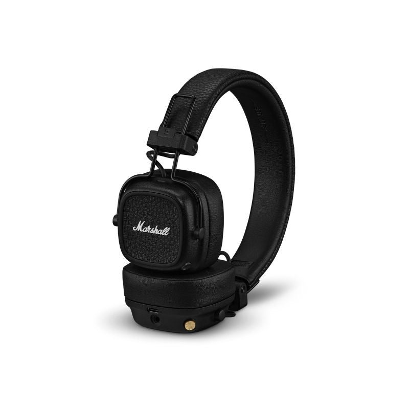 Marshall MAJOR V wireless on-ear headphones hero shot with iconic Marshall design