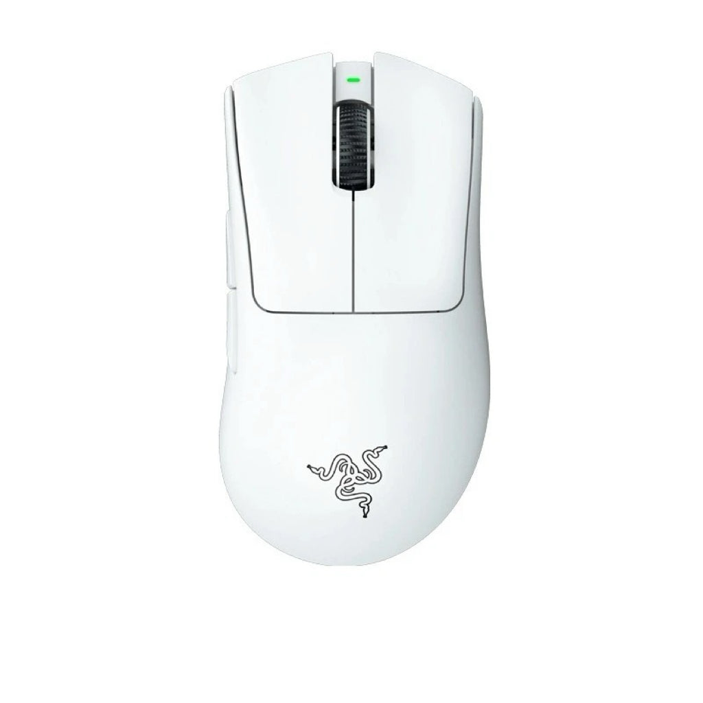 Razer DeathAdder V3 Pro shown in black and white colour variants