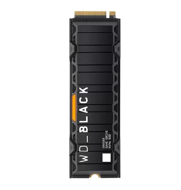 WD Black SN850X 1TB PCIe 4.0 NVMe M.2 2280 SSD with Heatsink - WDS100T2XHE