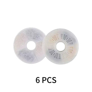 Six Catit Triple Action replacement filters for Flower Fountains